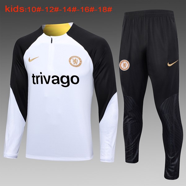 Ninos Sudadera De Training Chelsea 2024 Blanco 2